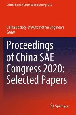 bokomslag Proceedings of China SAE Congress 2020: Selected Papers