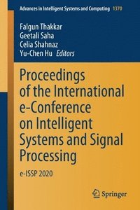 bokomslag Proceedings of the International e-Conference on Intelligent Systems and Signal Processing