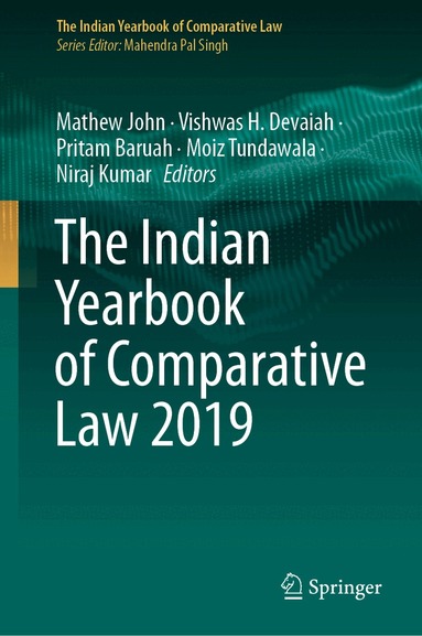 Mathew John, Vishwas H. Devaiah, Pritam Baruah, Moiz Tundawala, Niraj Kumar - Indian Yearbook of Comparative Law 2019, Inbunden