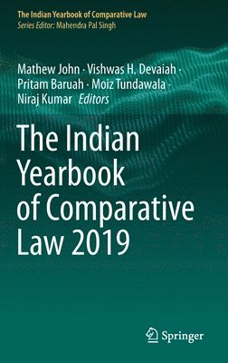 bokomslag The Indian Yearbook of Comparative Law 2019