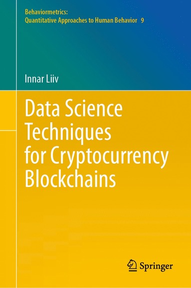 bokomslag Data Science Techniques for Cryptocurrency Blockchains