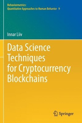 bokomslag Data Science Techniques for Cryptocurrency Blockchains