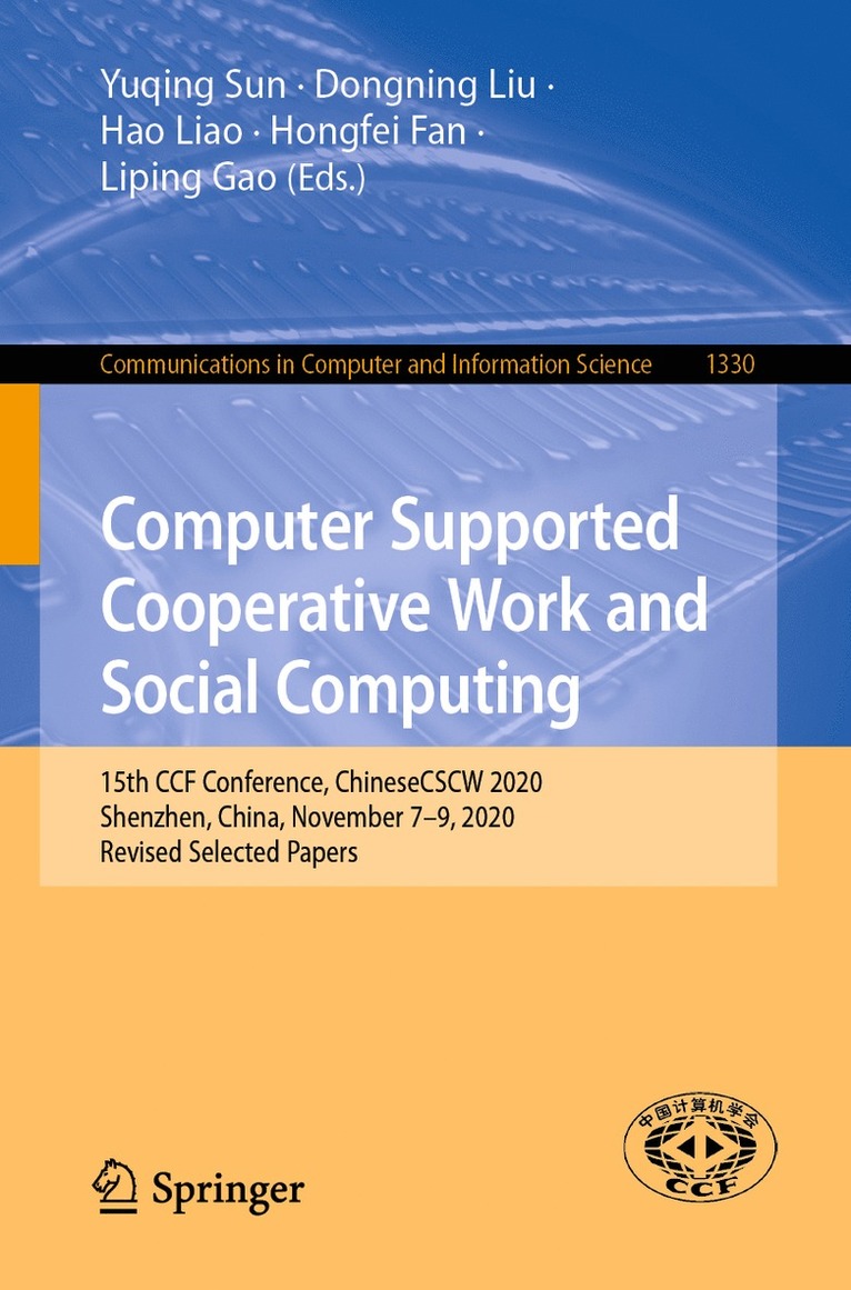 Computer Supported Cooperative Work and Social Computing 1