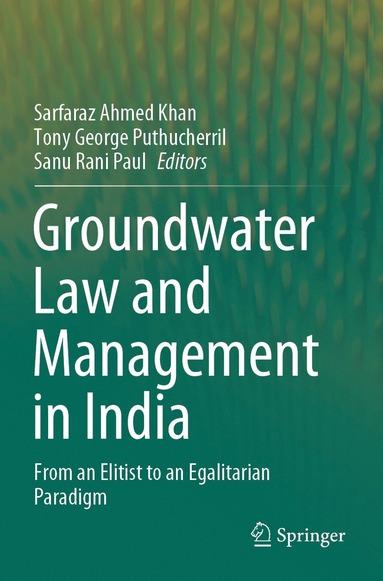 bokomslag Groundwater Law and Management in India