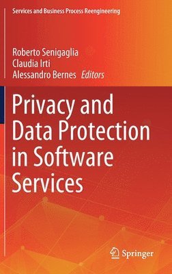 bokomslag Privacy and Data Protection in Software Services