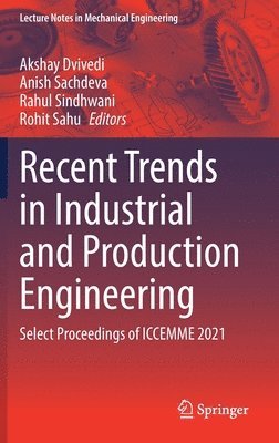 bokomslag Recent Trends in Industrial and Production Engineering