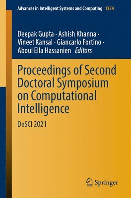 Proceedings of Second Doctoral Symposium on Computational Intelligence 1
