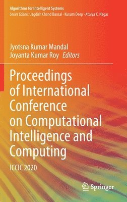 Jyotsna Kumar Mandal, Joyanta Kumar Roy - Proceedings of International Conference on Computational Intelligence and Computing, Inbunden