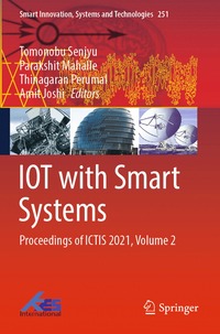 bokomslag IOT with Smart Systems