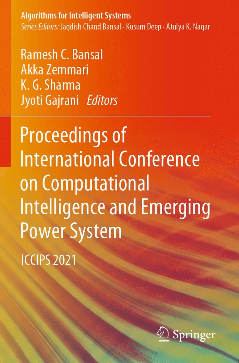 Proceedings of International Conference on Computational Intelligence and Emerging Power System 1