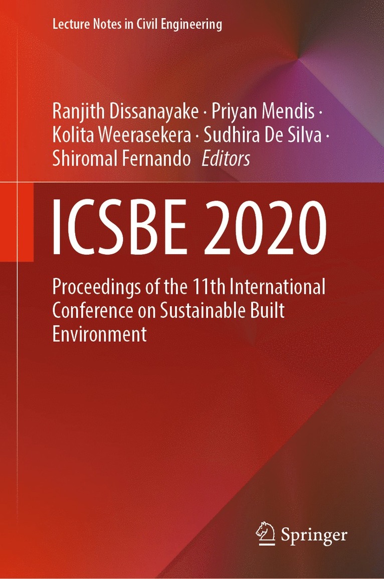 Ranjith Dissanayake, Priyan Mendis, Kolita Weerasekera, Sudhira De Silva, Shiromal Fernando, Sudhira de Silva - ICSBE 2020, Inbunden