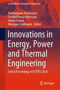 bokomslag Innovations in Energy, Power and Thermal Engineering