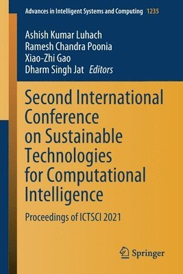 Second International Conference on Sustainable Technologies for Computational Intelligence 1
