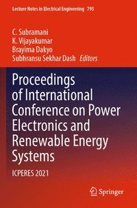 bokomslag Proceedings of International Conference on Power Electronics and Renewable Energy Systems