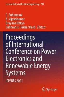 bokomslag Proceedings of International Conference on Power Electronics and Renewable Energy Systems