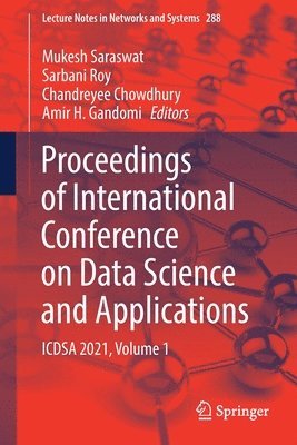 Proceedings of International Conference on Data Science and Applications 1
