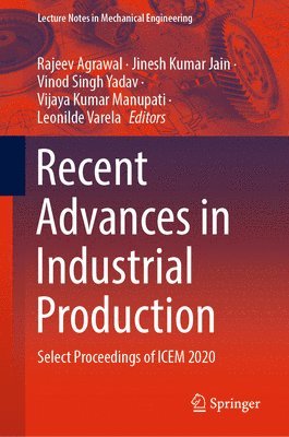 bokomslag Recent Advances in Industrial Production