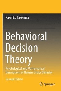 bokomslag Behavioral Decision Theory