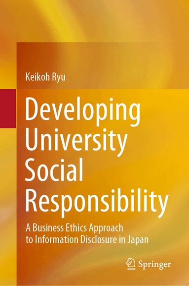 Keikoh Ryu - Developing University Social Responsibility, Inbunden