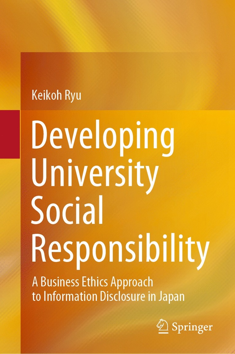 Keikoh Ryu - Developing University Social Responsibility, Inbunden