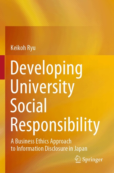 Keikoh Ryu - Developing University Social Responsibility, Häftad