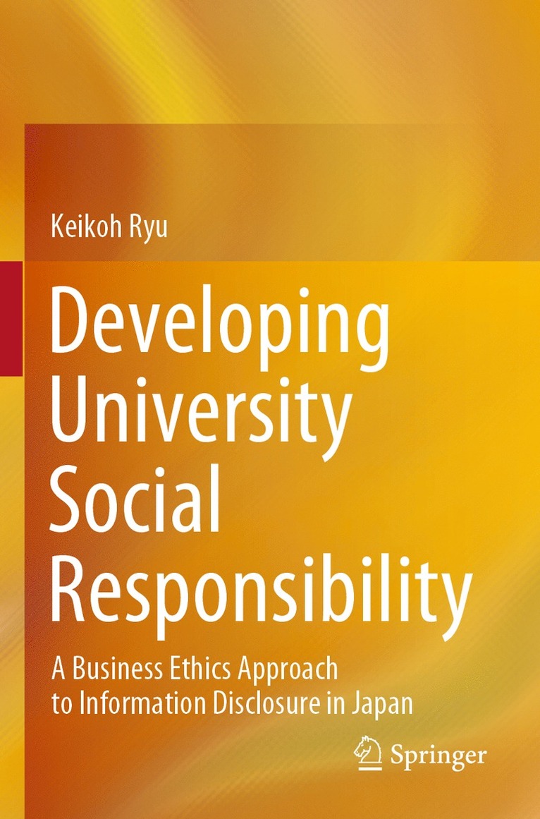 Keikoh Ryu - Developing University Social Responsibility, Häftad