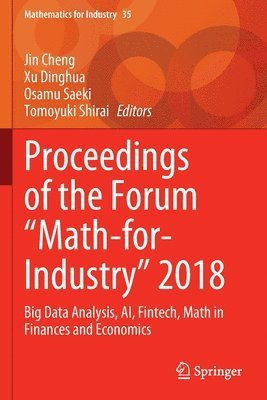 bokomslag Proceedings of the Forum "Math-for-Industry" 2018
