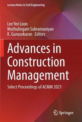 bokomslag Advances in Construction Management