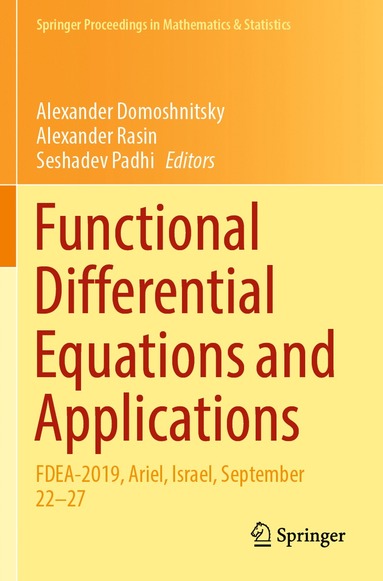 bokomslag Functional Differential Equations and Applications