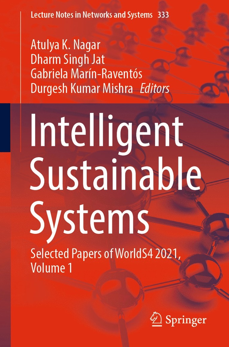 Atulya K. Nagar, Dharm Singh Jat, Gabriela Marín-Raventós, Durgesh Kumar Mishra, Gabriela Marin-Raventos - Intelligent Sustainable Systems, Häftad