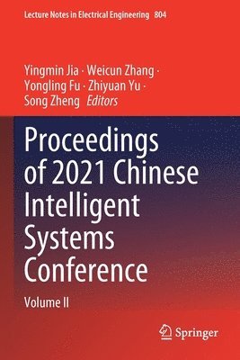Proceedings of 2021 Chinese Intelligent Systems Conference 1
