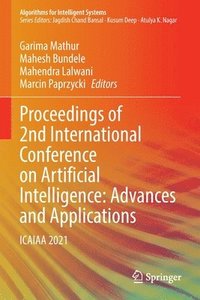 bokomslag Proceedings of 2nd International Conference on Artificial Intelligence: Advances and Applications