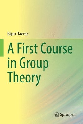 Bijan Davvaz - First Course in Group Theory, Häftad