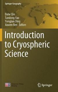 bokomslag Introduction to Cryospheric Science