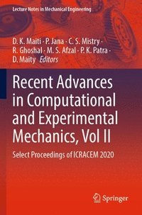 bokomslag Recent Advances in Computational and Experimental Mechanics, Vol II