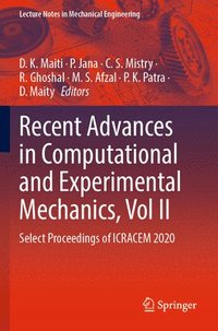 bokomslag Recent Advances in Computational and Experimental Mechanics, Vol II