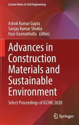 Advances in Construction Materials and Sustainable Environment 1