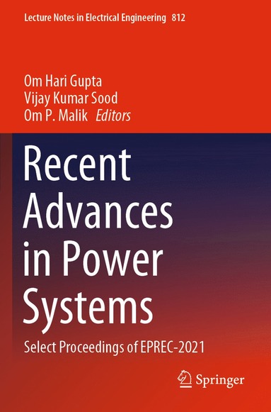 bokomslag Recent Advances in Power Systems