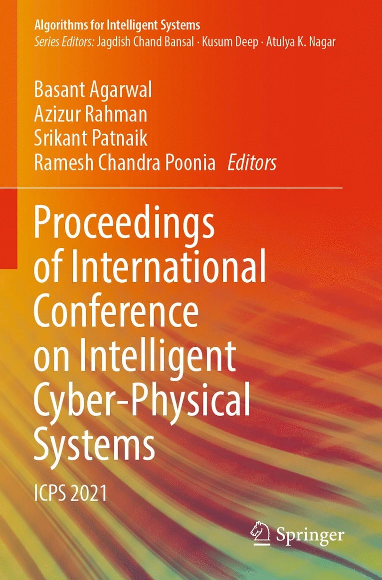 Proceedings of International Conference on Intelligent Cyber-Physical Systems 1