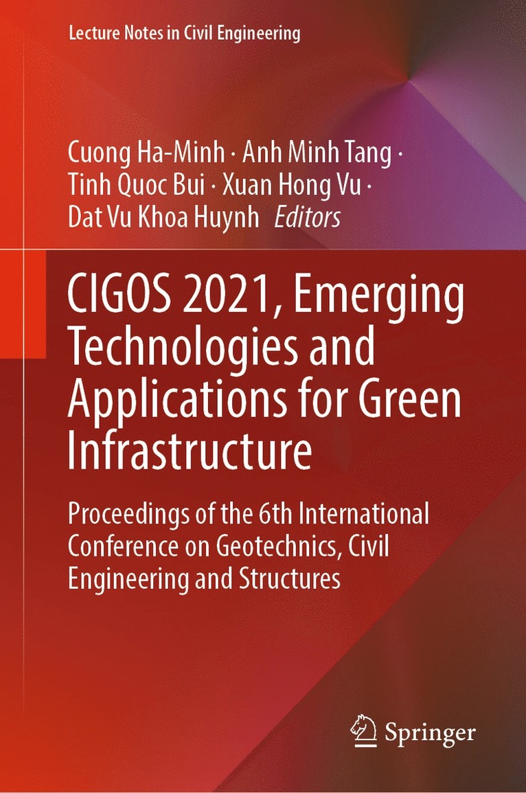 CIGOS 2021, Emerging Technologies and Applications for Green Infrastructure 1