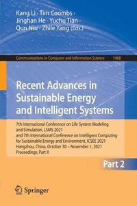 bokomslag Recent Advances in Sustainable Energy and Intelligent Systems