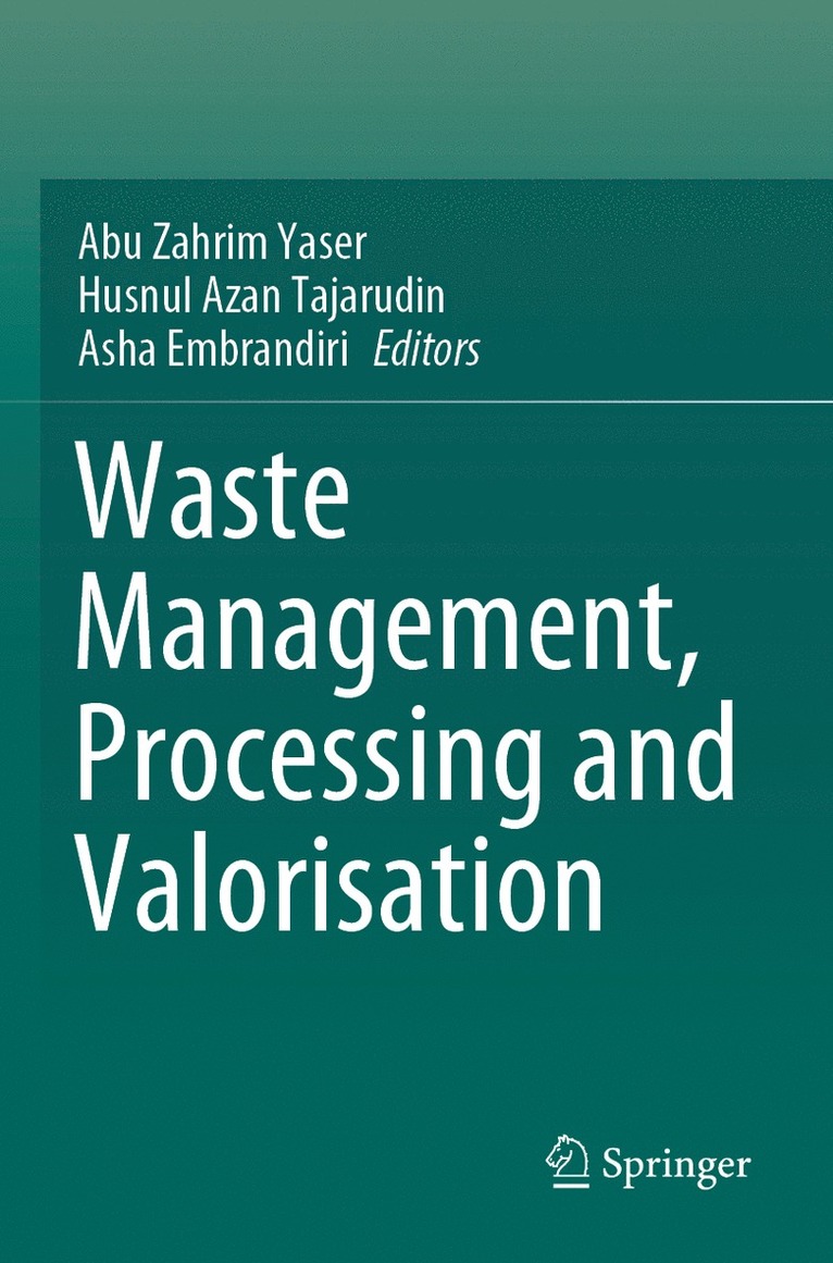 Waste Management, Processing and Valorisation 1