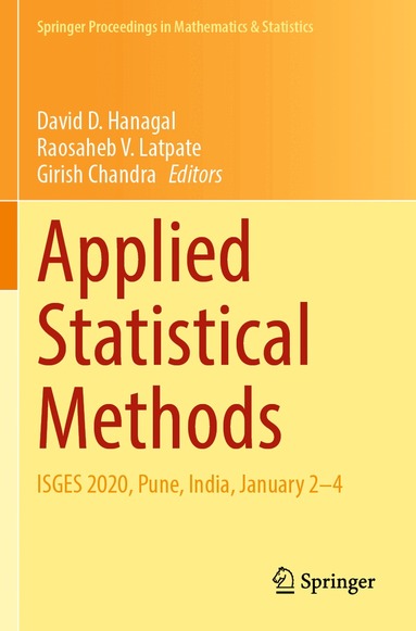David D. Hanagal, Raosaheb V. Latpate, Girish Chandra - Applied Statistical Methods, Häftad