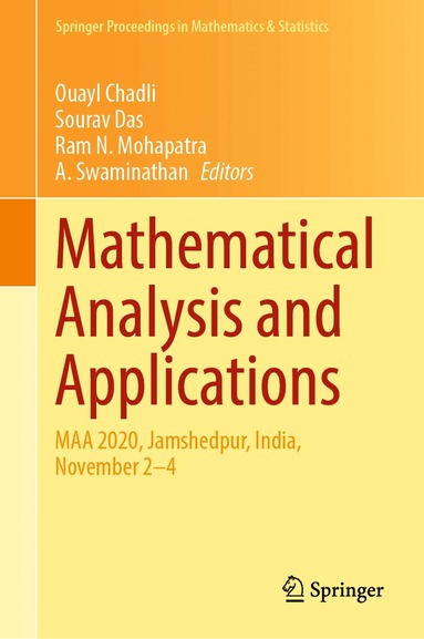 Ouayl Chadli, Sourav Das, Ram N. Mohapatra, A. Swaminathan - Mathematical Analysis and Applications, Inbunden