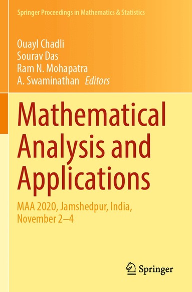 Ouayl Chadli, Sourav Das, Ram N. Mohapatra, A. Swaminathan - Mathematical Analysis and Applications, Häftad