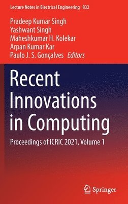 Recent Innovations in Computing 1