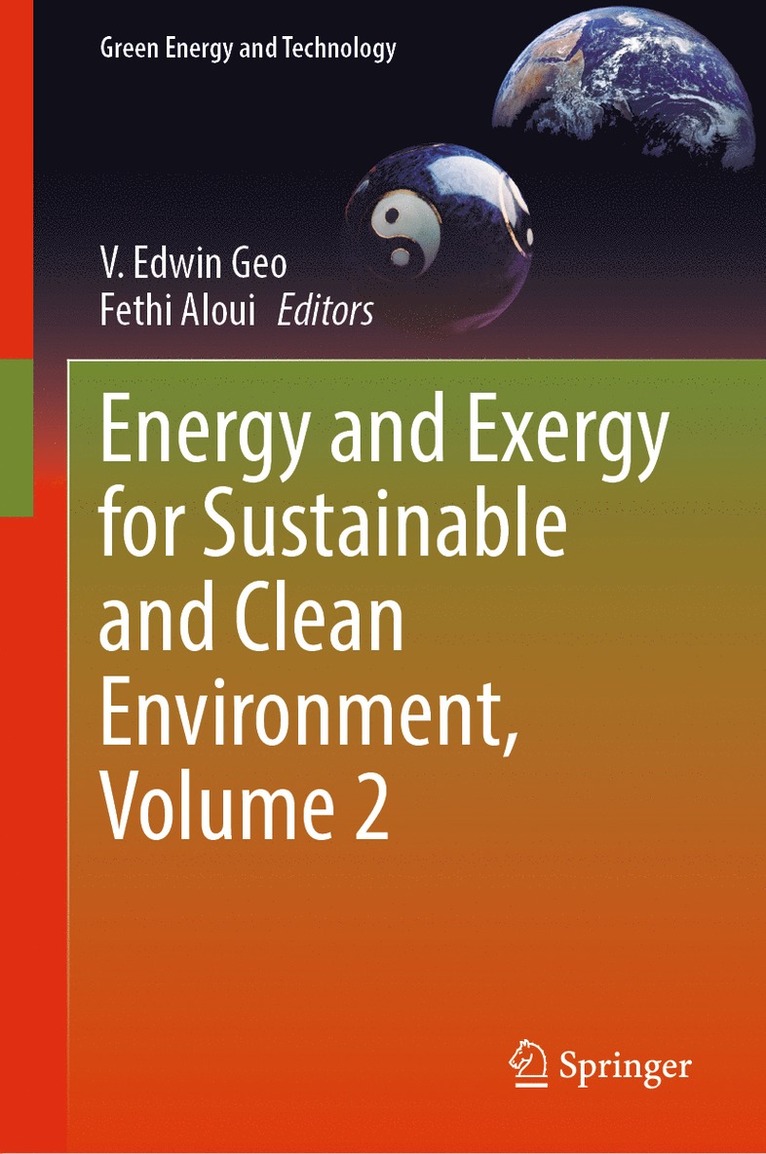 V. Edwin Geo, Fethi Aloui - Energy and Exergy for Sustainable and Clean Environment, Volume 2, Inbunden