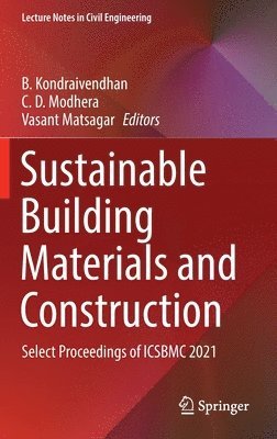 bokomslag Sustainable Building Materials and Construction