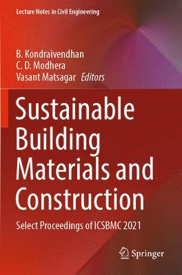 bokomslag Sustainable Building Materials and Construction