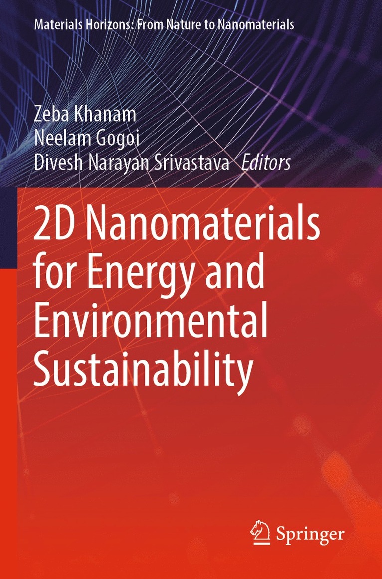 Zeba Khanam, Neelam Gogoi, Divesh Narayan Srivastava - 2D Nanomaterials for Energy and Environmental Sustainability, Häftad